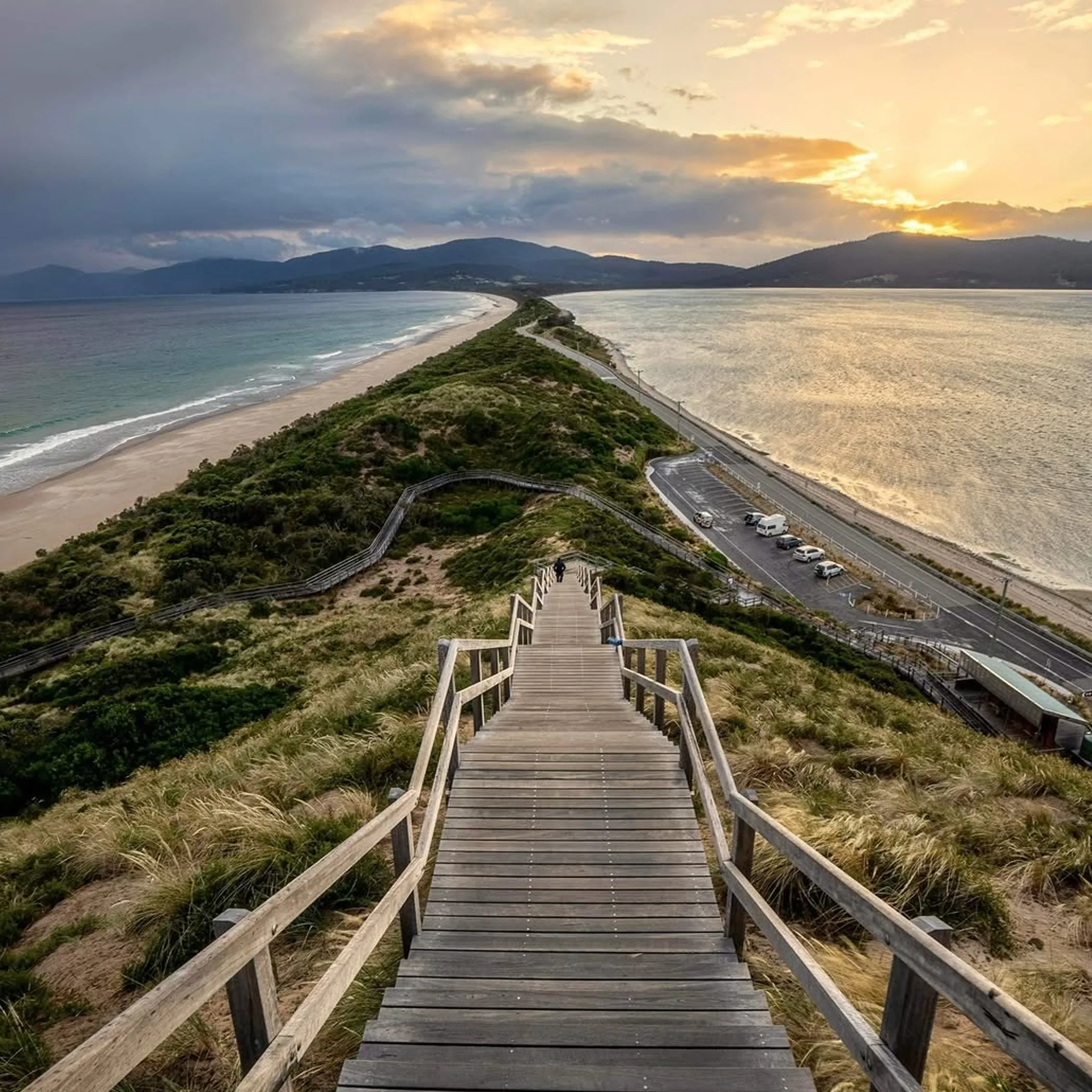 truganini lookout steps and coastal wilderness