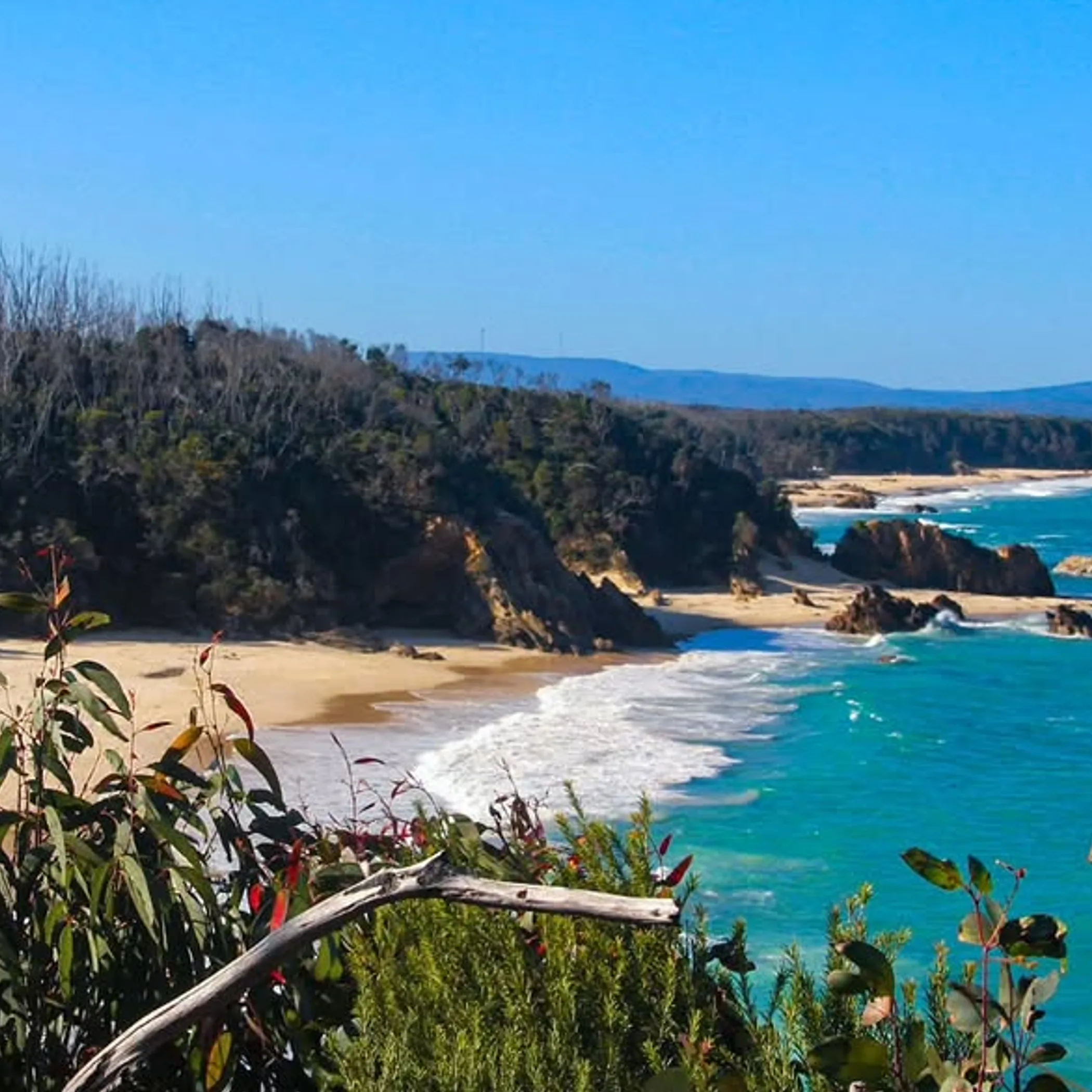 australian coastline vista